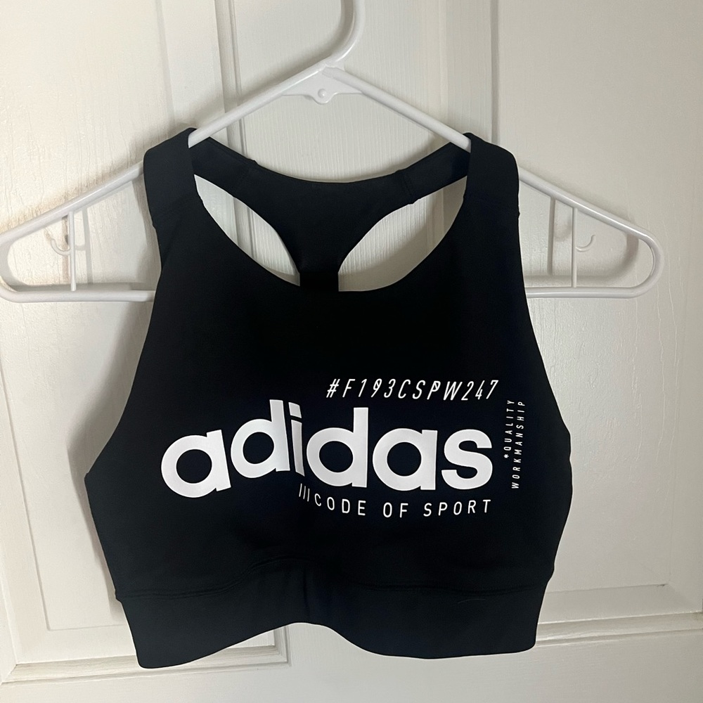 Black Adidas Sports Bra Small
